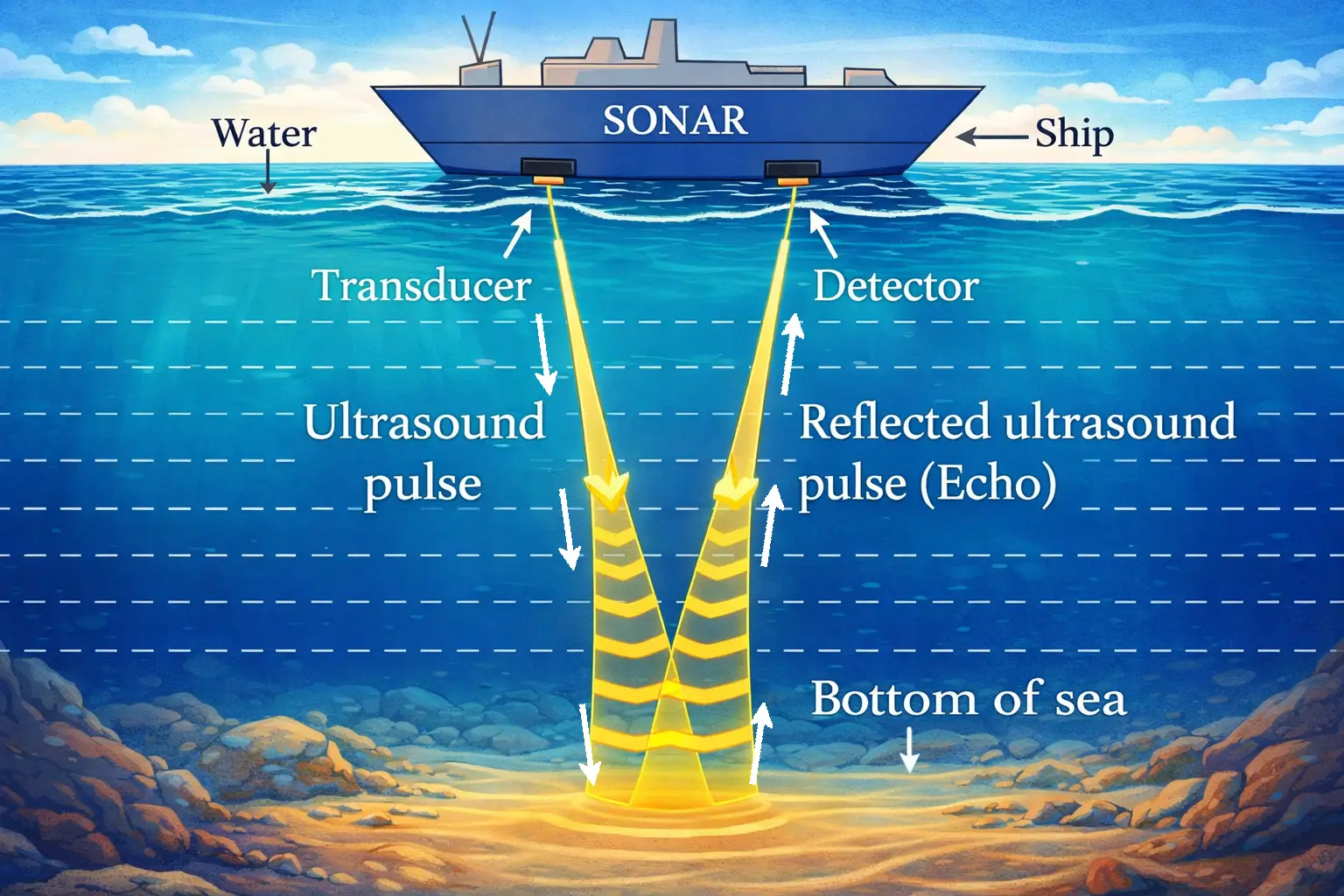 types of sonar system gyan4u